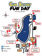 Cub Fun Day Map